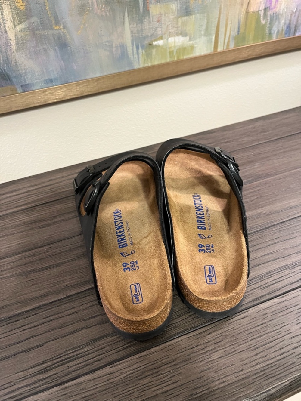 Birkenstock Arizona black leather. Size 39. NWOT. - Picture 5 of 6